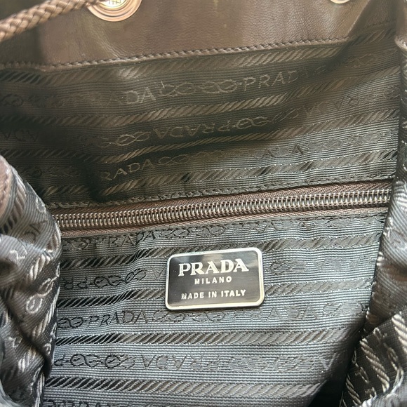 Prada Dark Brown Men's Backpack - Picture 1 of 5